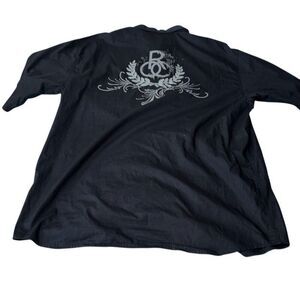 Rocawear 2xlt button down shirt‎ y2k graphic